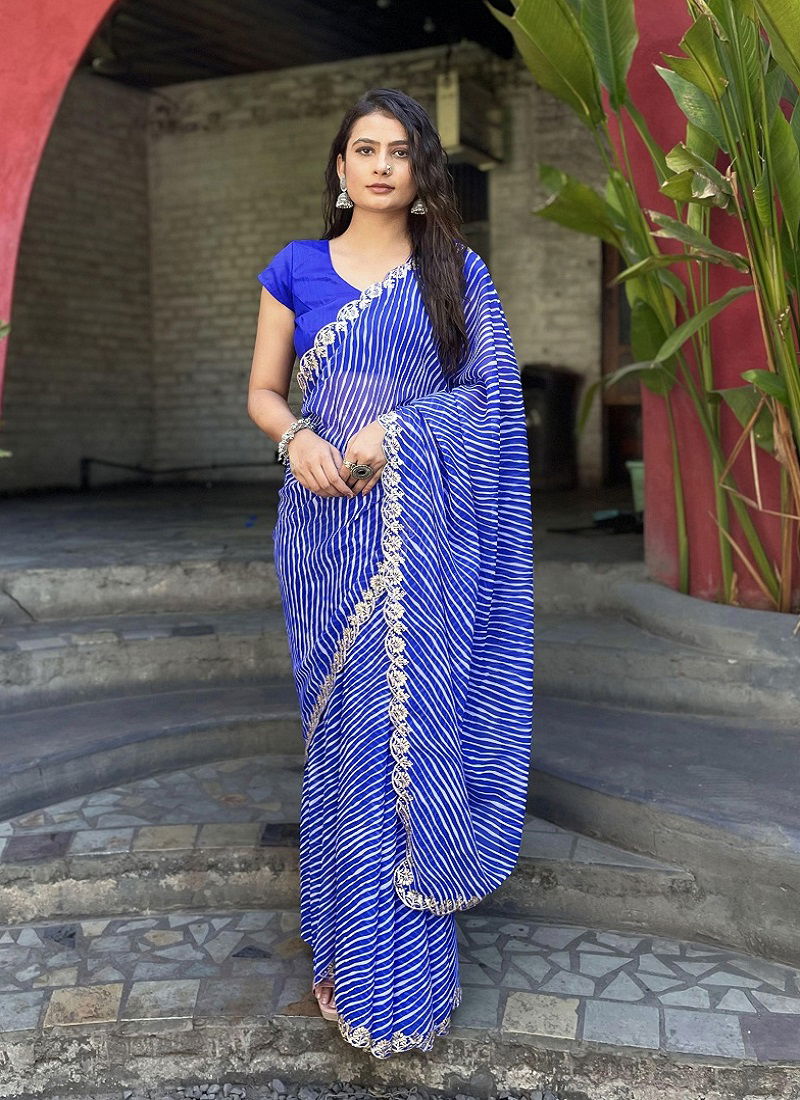 Sutram Hit Colour 13 Leheriya Party Wear Sarees
